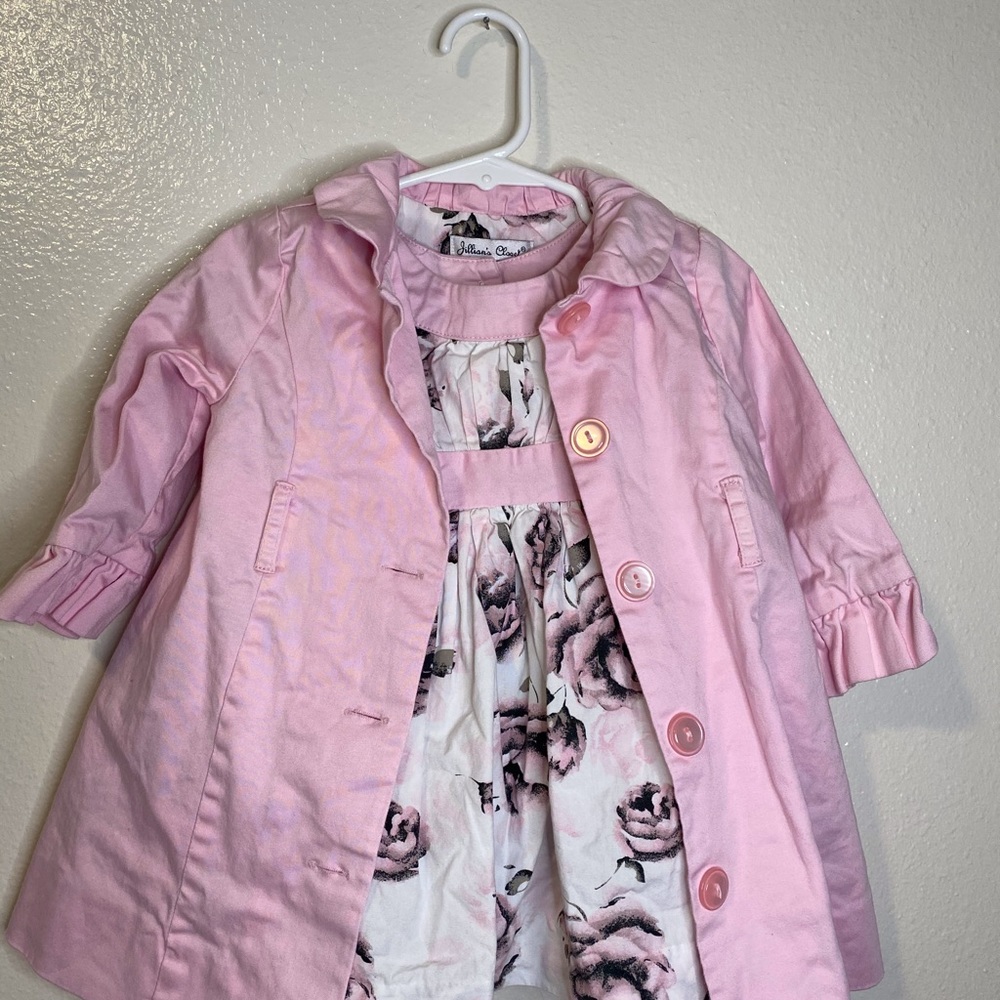 Jillians closet coat and dress with bloomers